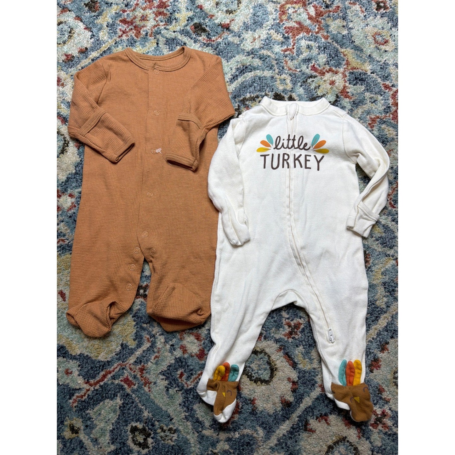 Old Navy Carter's Sleepers Rompers 6 Pieces Boys 0-3M Fall Halloween Bundle3