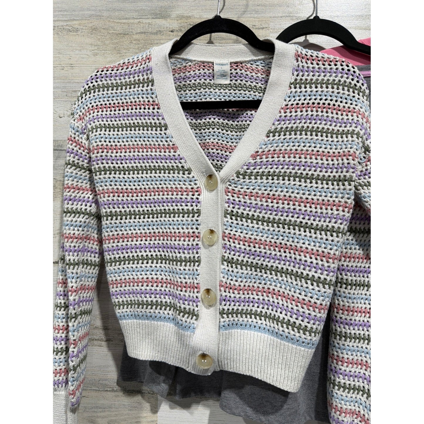 Old Navy Epic Threads Thereabouts Girls L 10-12 Bundle Pink Grey Top Cardigan1