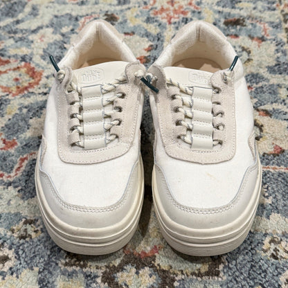 Hey Dude Hudson Lift Sport Kids W5 Cream Platform Sneaker Casual GUC0