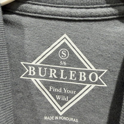 Burlebo Graphic Tee Kids Size 5/6 Gray Trout Fishing Outdoors2