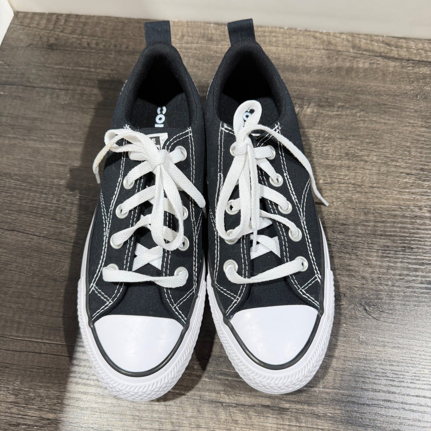 Converse All Star Kids Size 5.5 Youth Black Low Top Sneaker Classic EUC3