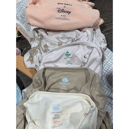Disney Baby Girl Bundle Newborn 0-3M Pink Tan Pooh Tigger Lion King Disneycore6