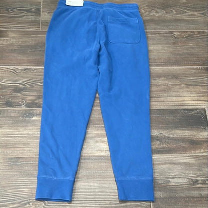 American Eagle Joggers Mens XS Blue Fleece Drawstring Sweatpants NWT2