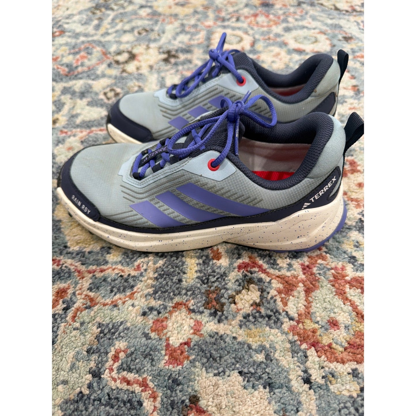 Adidas Terrex Rain.Rdy Trail Shoes Youth 4 Waterproof Hiking Gorpcore EUC2