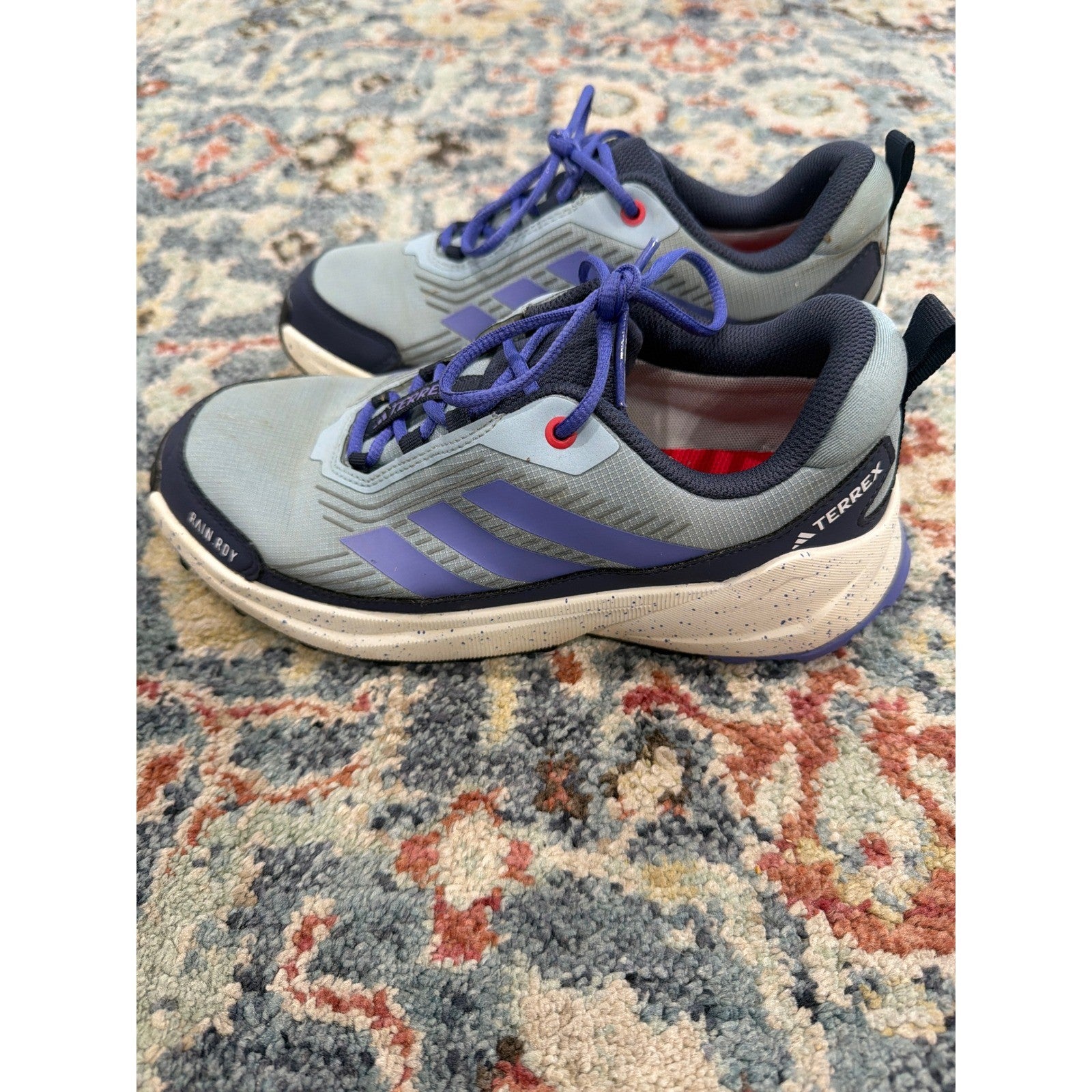 Adidas Terrex Rain.Rdy Trail Shoes Youth 4 Waterproof Hiking Gorpcore EUC2