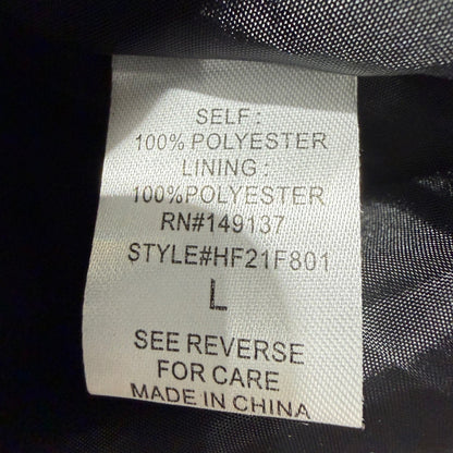 Hyfve Sherpa Jacket Women Large Black Polyester Teddy Fleece Casual EUC2
