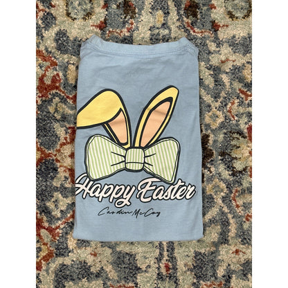 Cardin McCoy Graphic Tee Boys Small Blue Happy Easter Bunny0