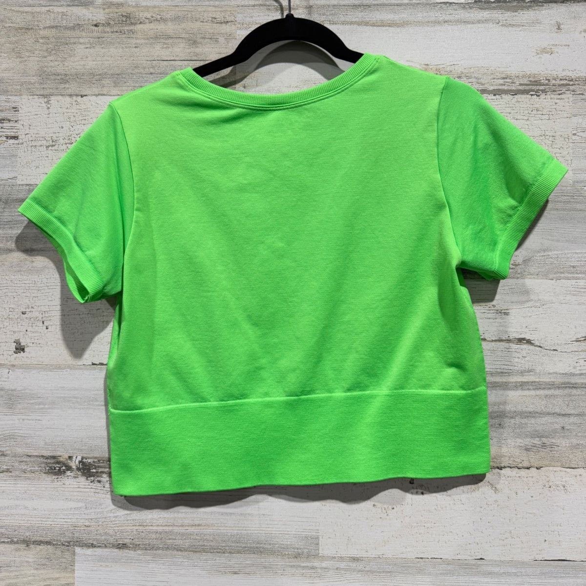 OFFLINE by Aerie Seamless T-Shirt Women XL Green Nylon Athleisure Flawed*5