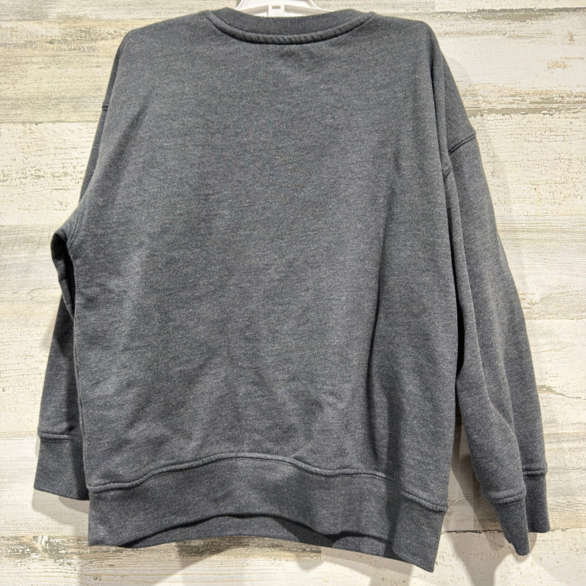 365 Kids Sweatshirt Boys 8 Gray Just Chillin Graphic Skater EUC3