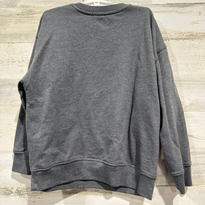 365 Kids Sweatshirt Boys 8 Gray Just Chillin Graphic Skater EUC3