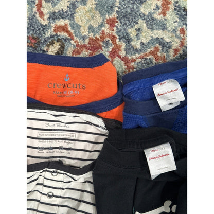 Crewcuts Sweet Bamboo Hanna Andersson Boys 8 Long Sleeve Shirt Bundle Blue5