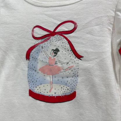 Carter's Just One You 3pc Outfit Set Girls 18M Red White Ballerina Tulle Holiday1