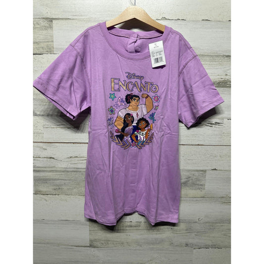 Disney Encanto T-Shirt Kids XL(14) Lavender Luisa Isabela Mirabel Graphic NWT0