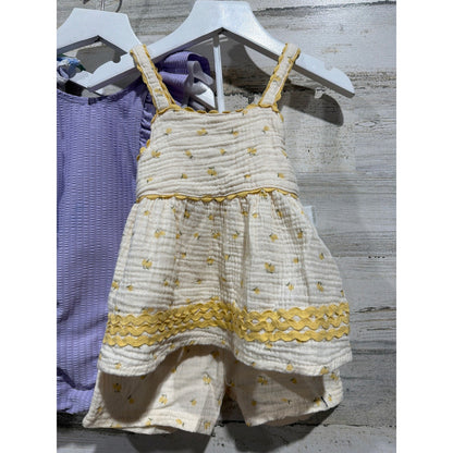 Baby Gap RuffleButts Rabbit Bear Girls 2T Summer Bundle Swim Dress Set EUC1