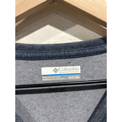 Columbia T-Shirt Mens XLT Blue Omni-Wick Performance Gorpcore EUC1