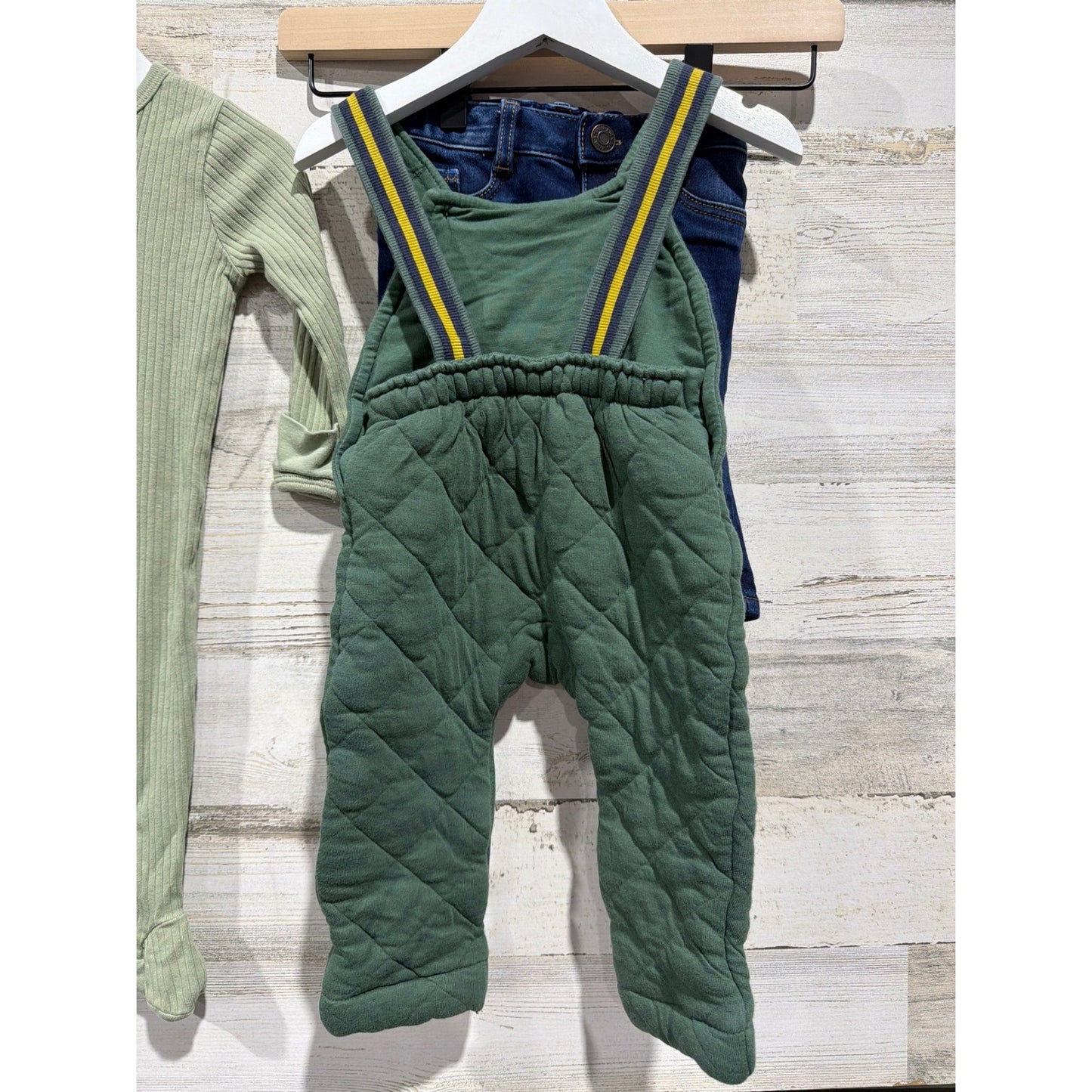 H&M Cat & Jack Tommy Bahama Boys 3-6M Green Red Bundle Gingham Quilted4