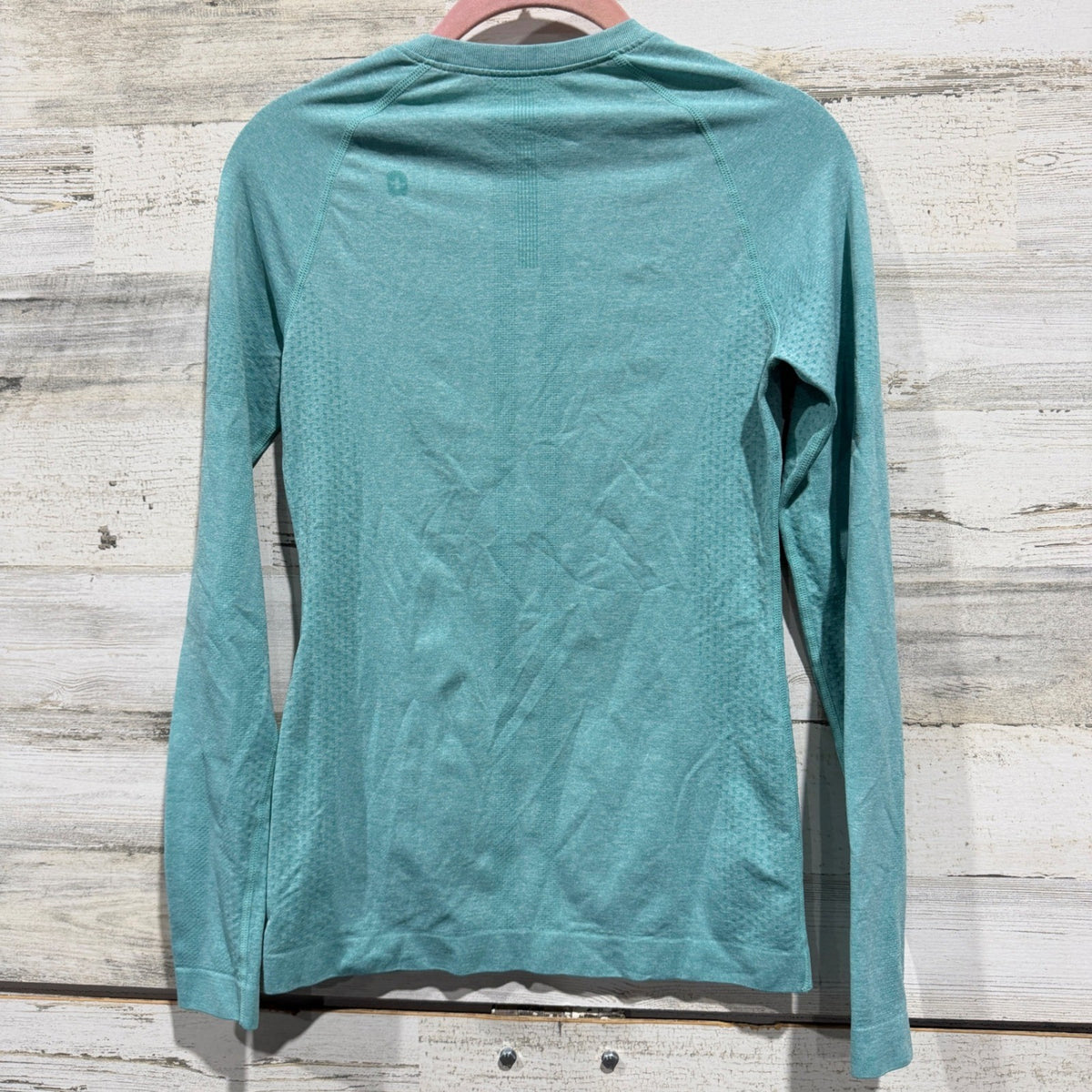 FIGS Threads for Threads Seamless Underscrub Top Women XS Teal Heather W22KW10104