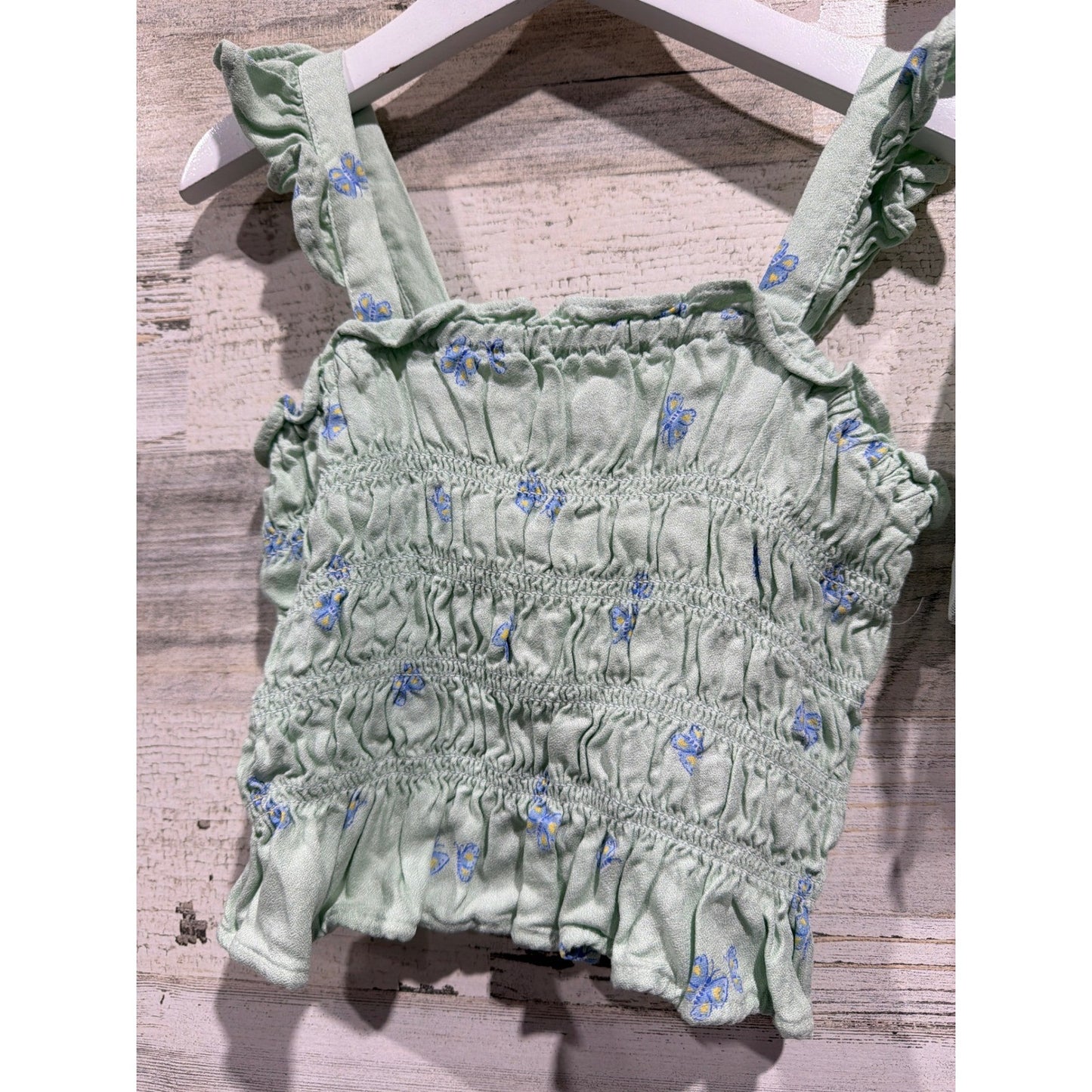 Old Navy Cat & Jack Clothing Lot Girls 4T 5 Blue Green Floral Tie Dye Boho EUC4