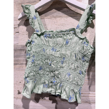 Old Navy Cat & Jack Clothing Lot Girls 4T 5 Blue Green Floral Tie Dye Boho EUC4