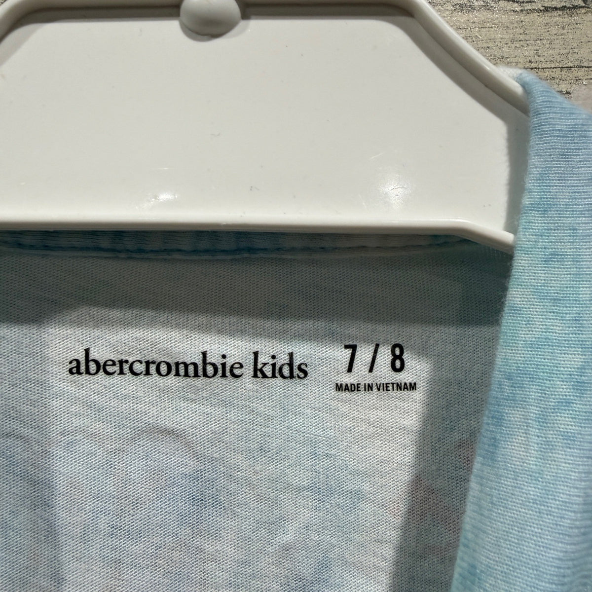 Abercrombie Champion T-Shirt Bundle Boys 7/8 Blue Pokemon Graphic *Flawed5