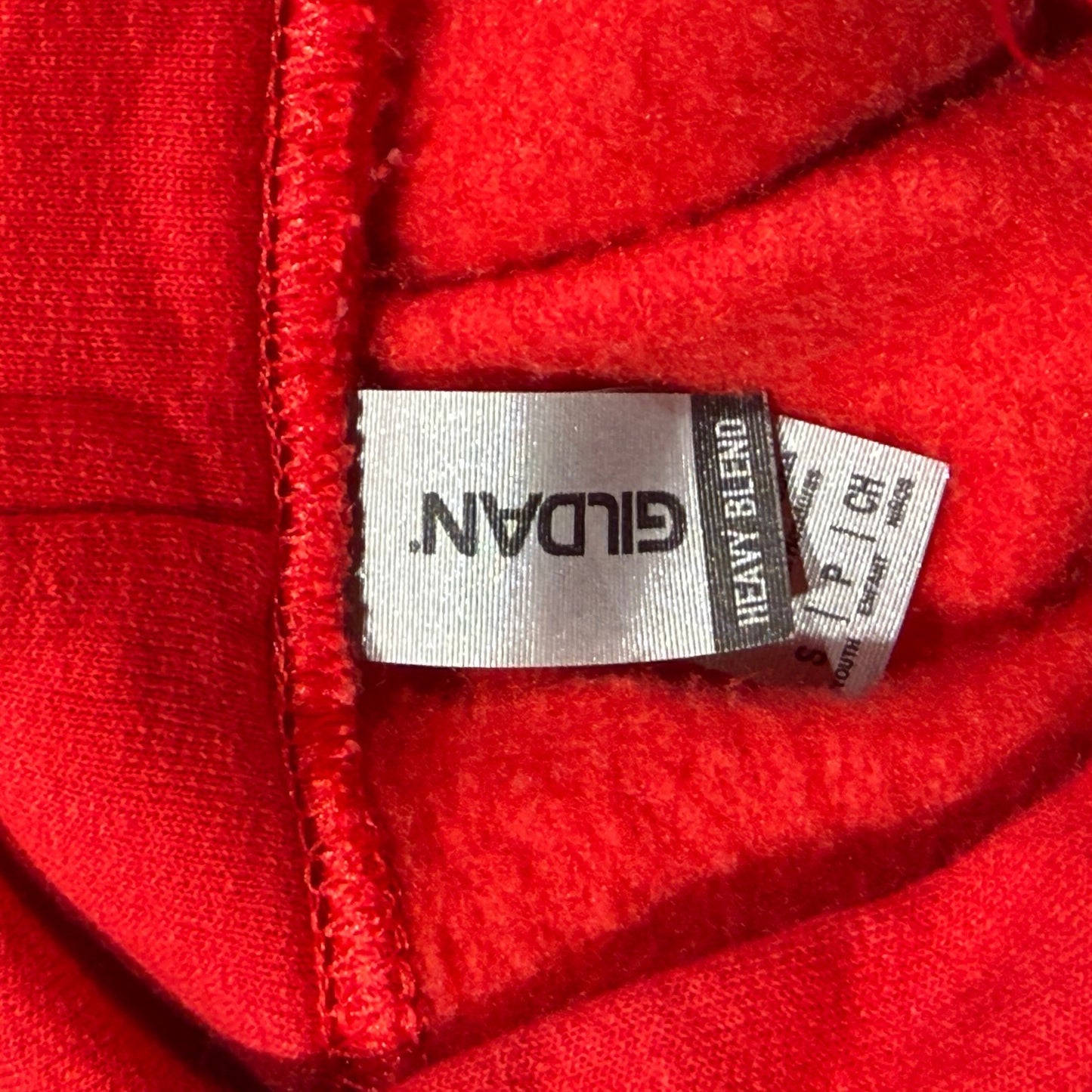 Gildan Tremaine Hoodie Youth Small Red Graphic Streetwear Dance EUC4