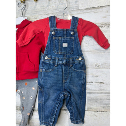 Old Navy Carter's Baby Boy 3M Workwear Sports Fireman Bundle4