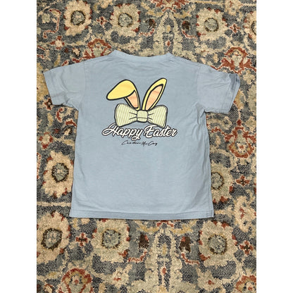 Cardin McCoy Graphic Tee Boys Small Blue Happy Easter Bunny4