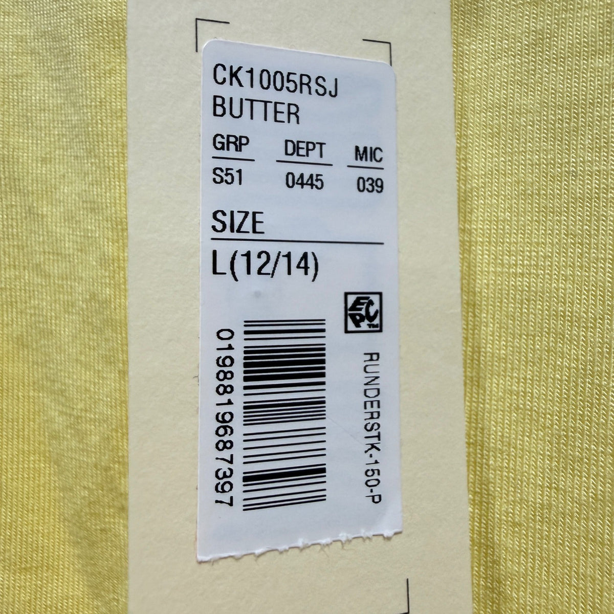 Copper Key Front Knot Tee Girls L 12/14 Yellow Short Sleeve Summer Basic NWT3