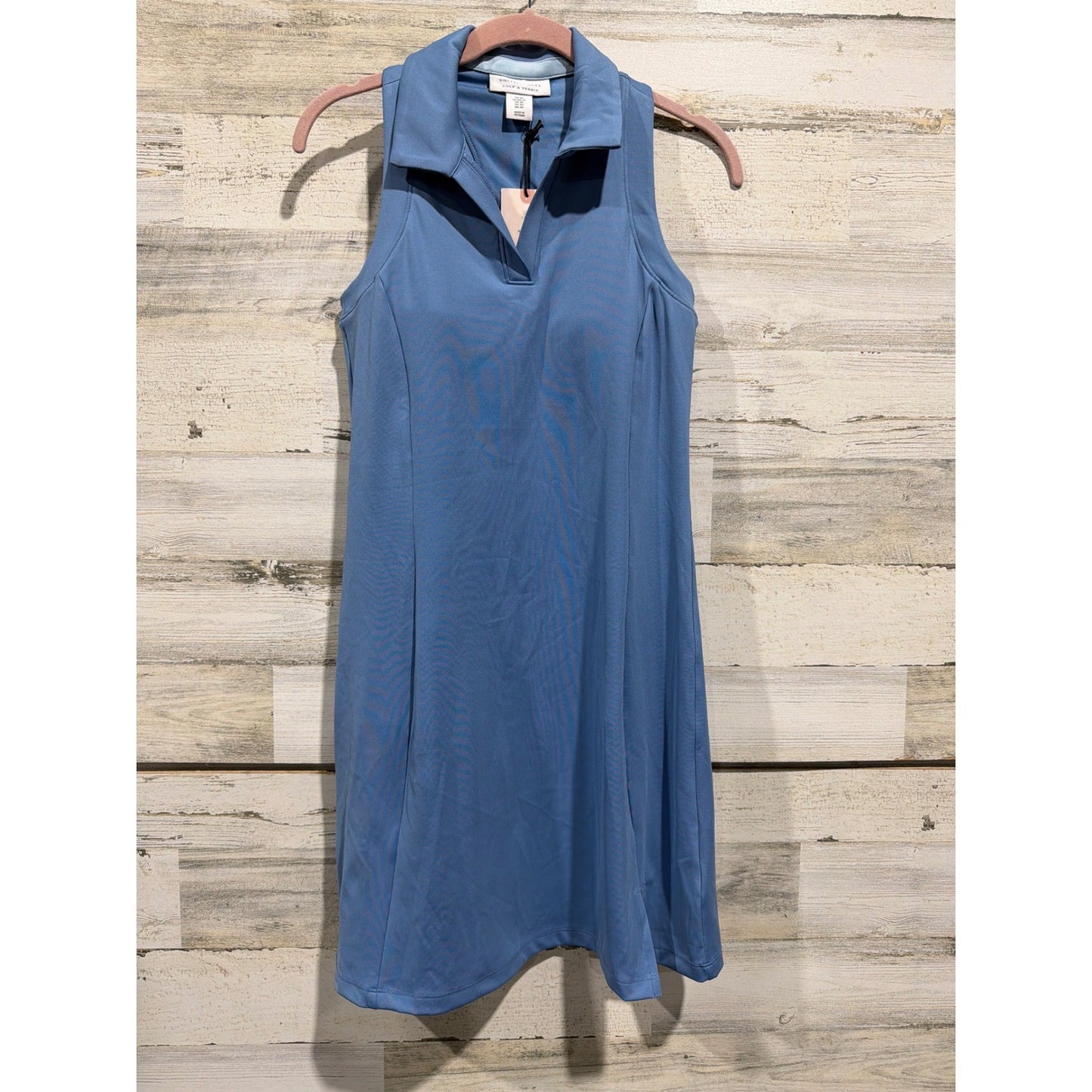 Sincerely Jules Polo Dress Women XS Blue Sleeveless Athletic NWT0
