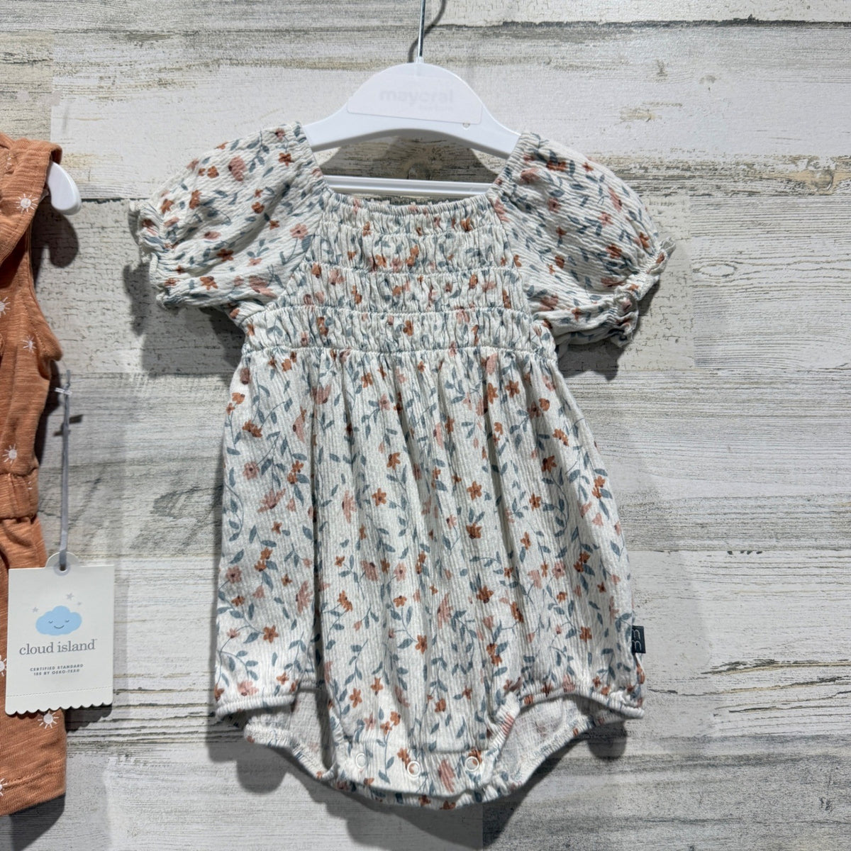 Cloud Island Modern Moments Romper Bundle Girls 0-6m Cotton Floral Boho6