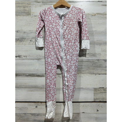 Posh Peanut Snuggle Bums Bundle Girls 2T Pink Leopard Lamb Bamboo EUC5