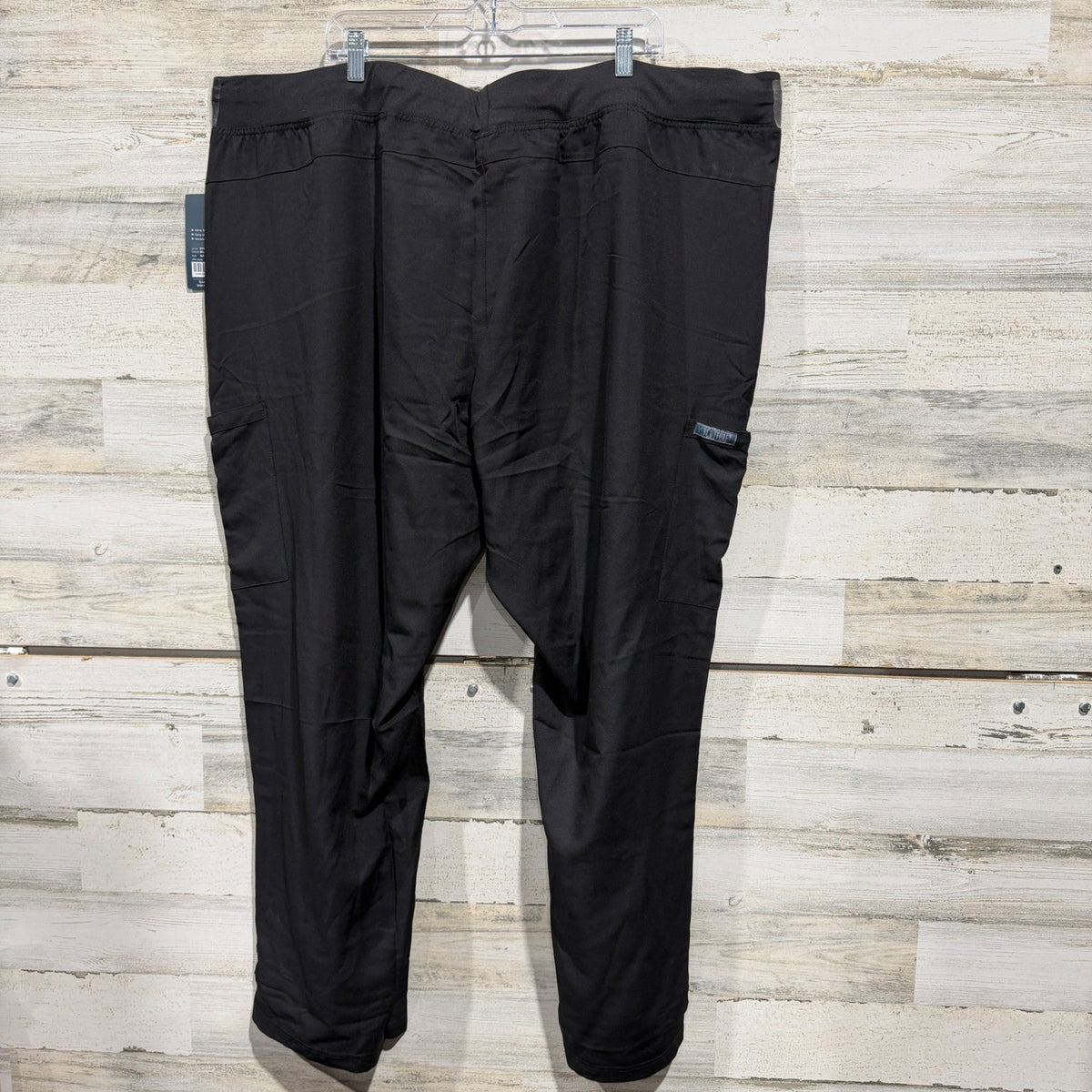 Med Couture Insight Scrub Pants Women 4XL Black Solid Modern NWT5