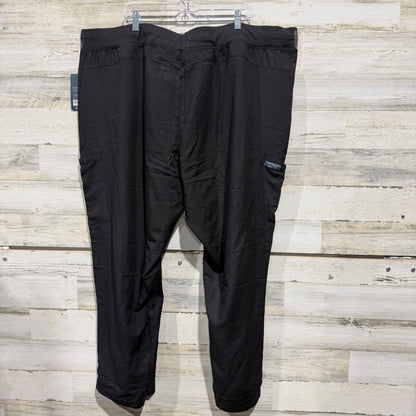 Med Couture Insight Scrub Pants Women 4XL Black Solid Modern NWT5