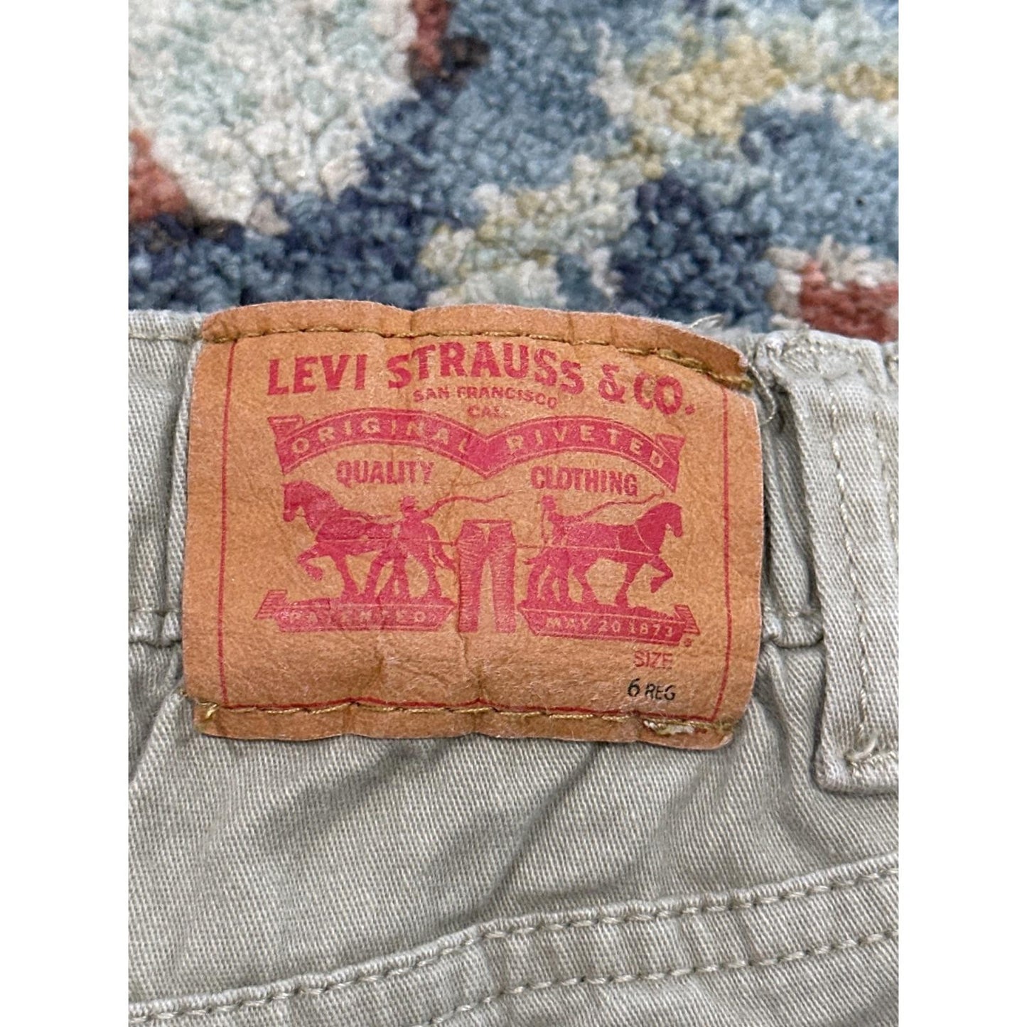 Columbia Levi's Zara Boys Size 6 Bundle Camo Khaki Hoodie Denim GUC7
