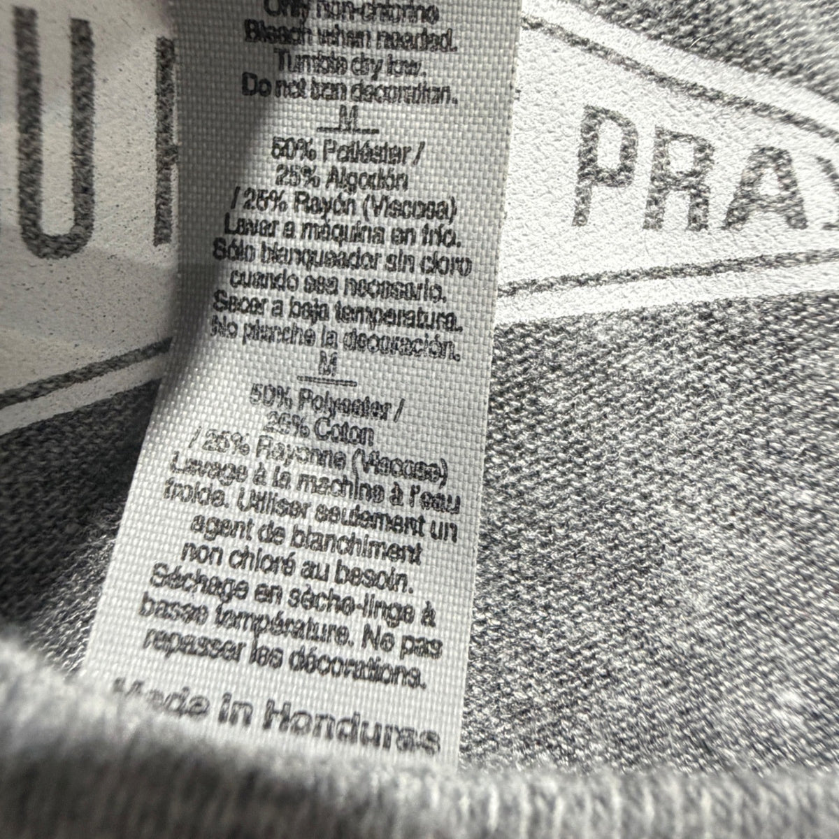 You Play I Pray Cardinals Volleyball T-Shirt Women Medium Gray Tri-Blend Flawed*3