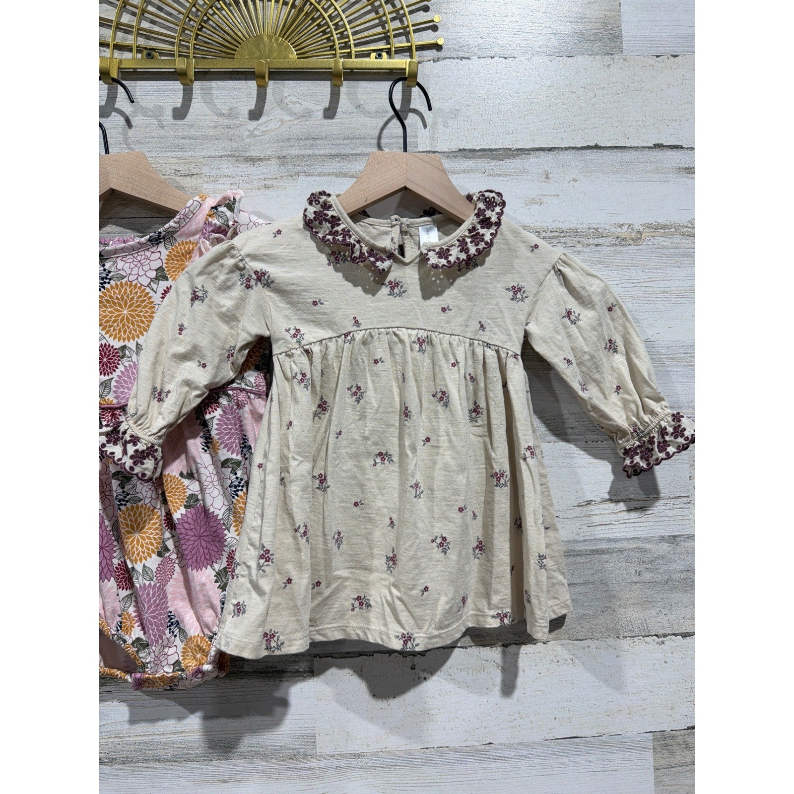 Modern Moments RuffleButts Bundle Girls 18-24M Floral Dress Bubble Romper EUC2