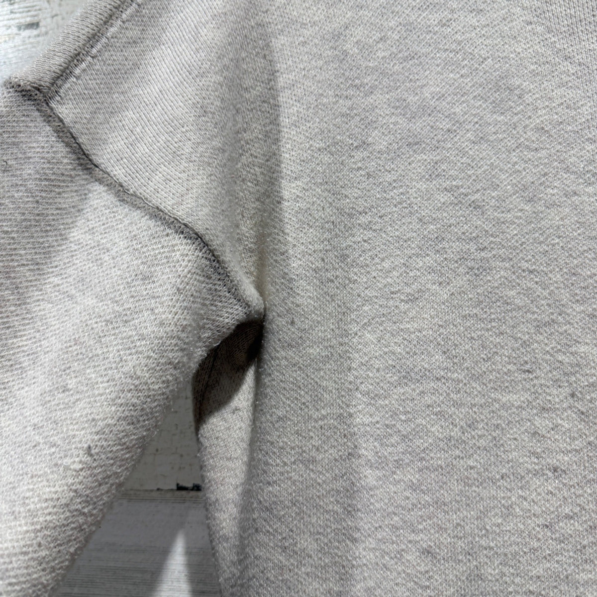 Tahari Longline Zip Hoodie Sweater Women M Oatmeal Cotton Blend Casual GUC*3