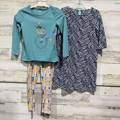 Carter's Vineyard Vines Dress Shirt Legging Bundle Girls 7/8 Lot GUC0