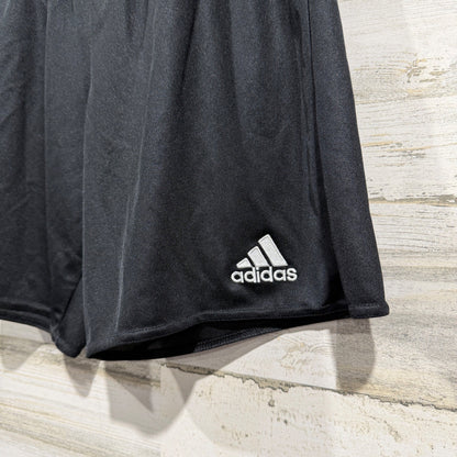 Adidas Aeroready Soccer Shorts Women Medium Black Recycled Sporty *Flawed1