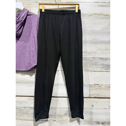 All In Motion Hoodie Real Essentials Joggers Girls M Purple Black Athletic EUC6