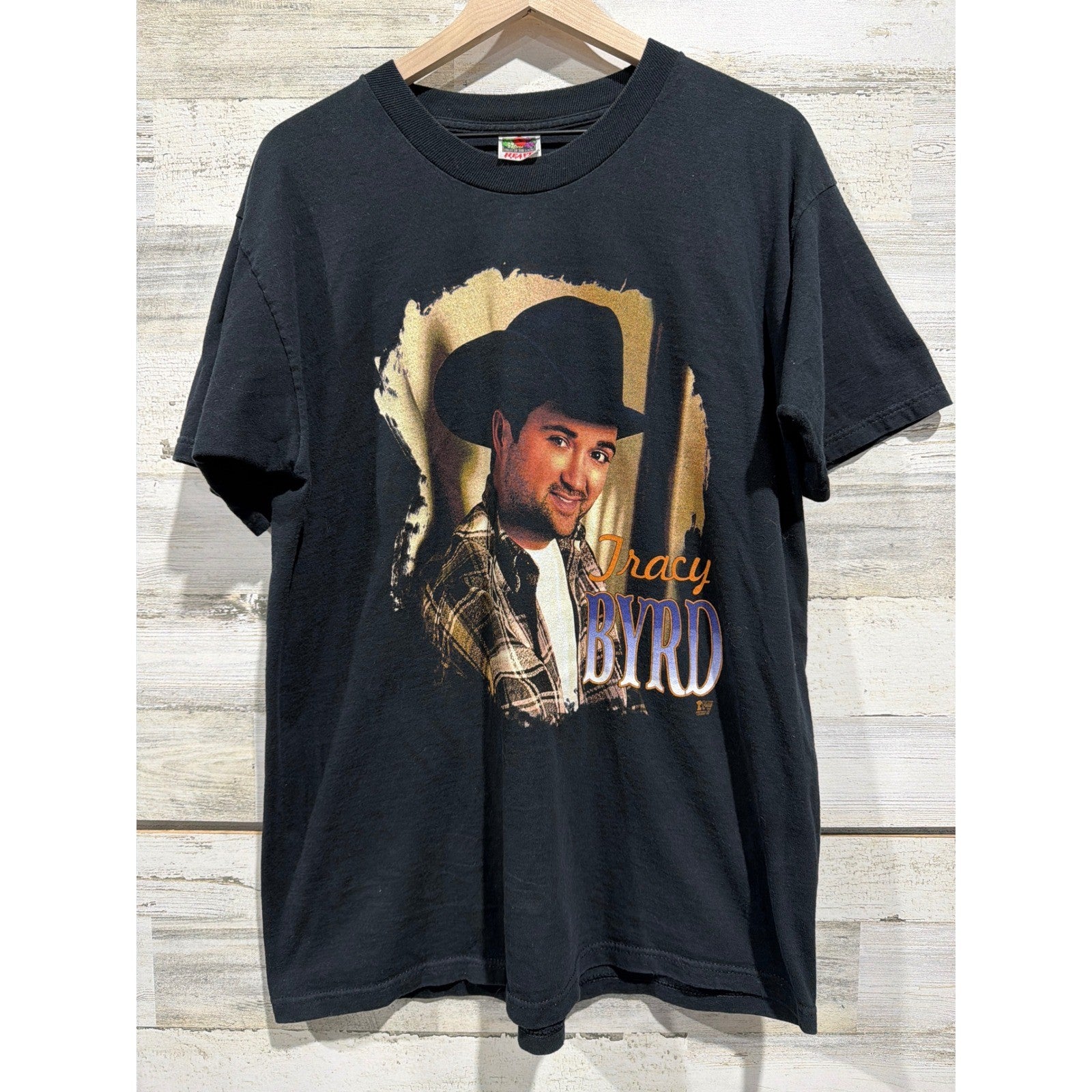 Fruit of the Loom Tracy Byrd T-Shirt Men XL Black Graphic Country Music EUC0