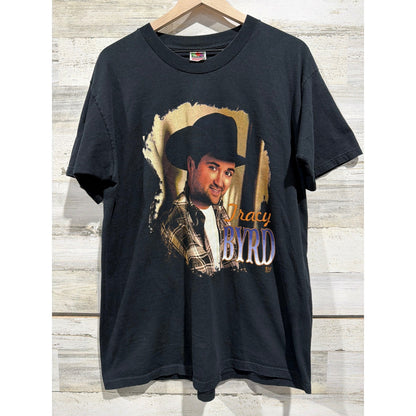 Fruit of the Loom Tracy Byrd T-Shirt Men XL Black Graphic Country Music EUC0