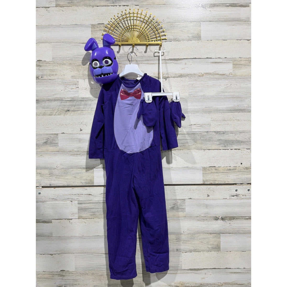 Rubies Five Nights at Freddys Bonnie Costume Kids M 8-10 Purple Gamer Horror NWT5