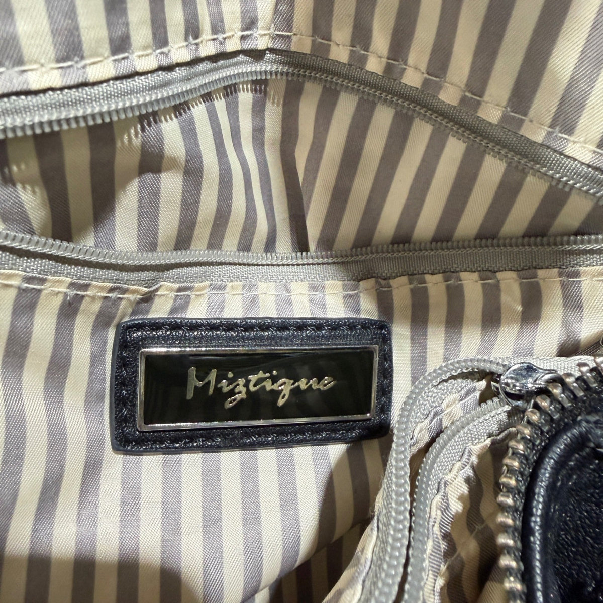 Miztique Convertible Backpack Bag Women Black Vegan Leather Edgy GUC*3