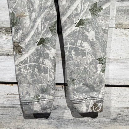 Abercrombie Kids Sweatpants Boys 7/8 Grey Camo Leaf Joggers EUC4