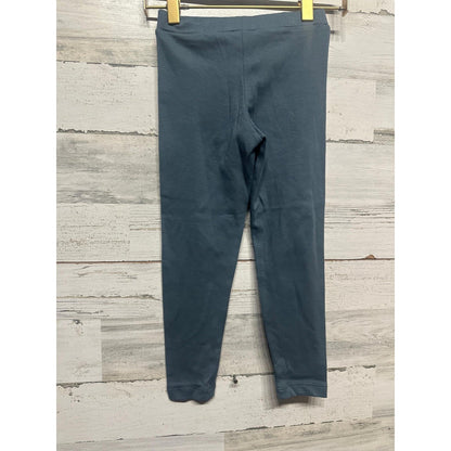 Lemon Loves Lime Basic Leggings Girls Size 4 Orion Blue Solid Cotton NWT1