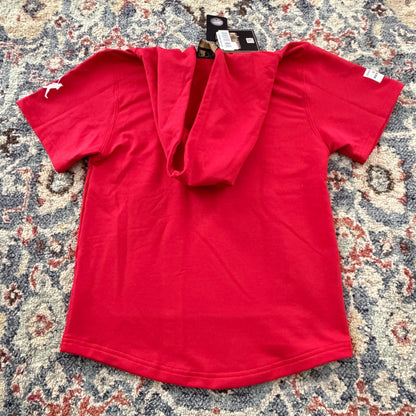 Baseballism Texas Rangers Hoodie Kids Small Red Short Sleeve MLB Sport NWT10