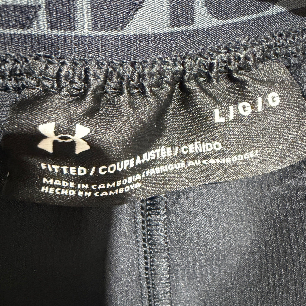 Under Armour Vanish Woven Shorts Men L Black Polyester Athletic Training EUC3