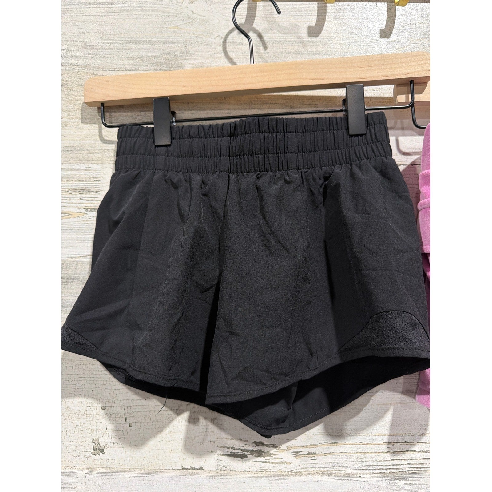 Janie and Jack Cat & Jack Girls 7/8 Shorts Bundle Athletic Pink Black Denim EUC2