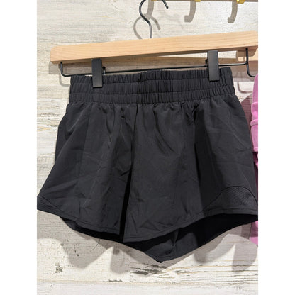 Janie and Jack Cat & Jack Girls 7/8 Shorts Bundle Athletic Pink Black Denim EUC2